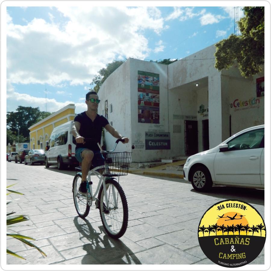Cabanas Camping Ria Celestun Dış mekan fotoğraf